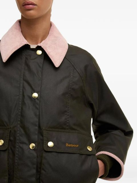 Barbour Beadnell cropped jacket - Green