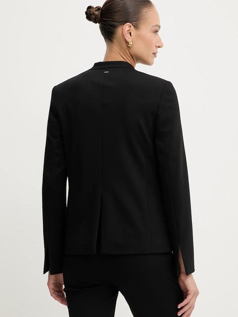 BOSS marynarka kolor czarny jednorzędowa gładka 50541998 - zdjęcie produktu nr 2