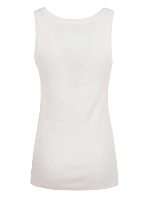 Prada embellished vest - White