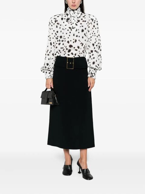 Rowen Rose buckle mini skirt - Black - zdjęcie produktu nr 2