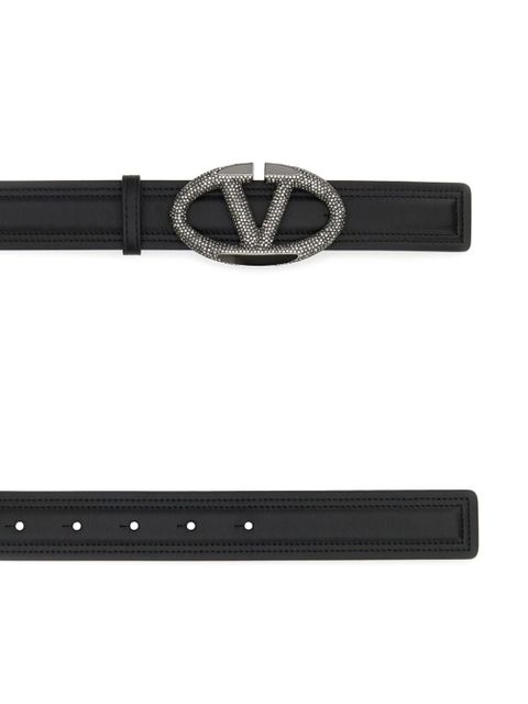 Valentino Garavani VLogo Signature belt - Black - zdjęcie produktu nr 2