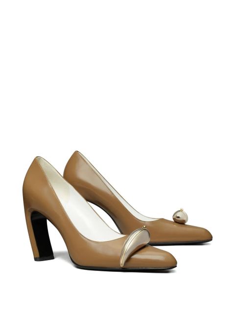 Tory Burch 90mm pierced pumps - Brown - zdjęcie produktu nr 2