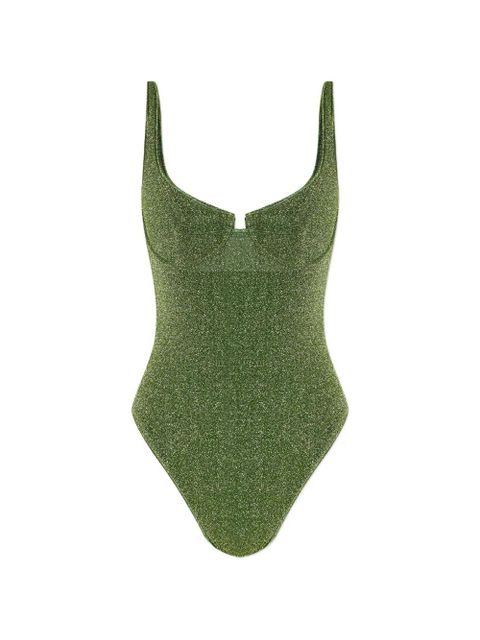 Oséree cut-out swimsuit - Green - zdjęcie produktu nr 1
