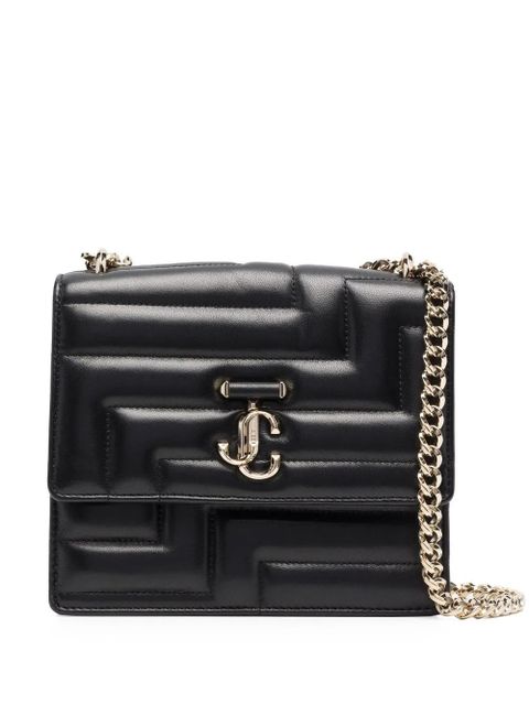 Jimmy Choo Avenue Quad quilted shoulder bag - Black - zdjęcie produktu nr 1