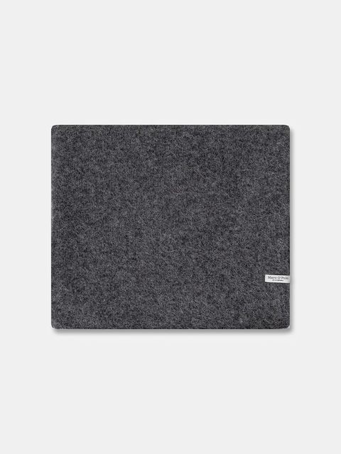 Marc O'Polo szalik z dodatkiem wełny damski kolor szary melanżowy 510609402121