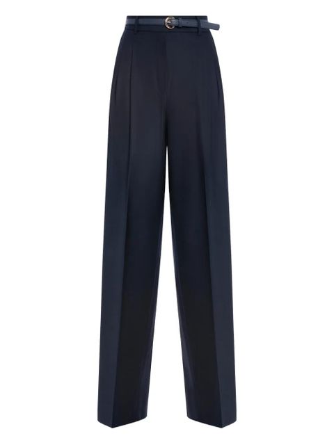 Max Mara belted trousers - Blue - zdjęcie produktu nr 1