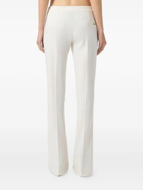 Blumarine twill trousers - White