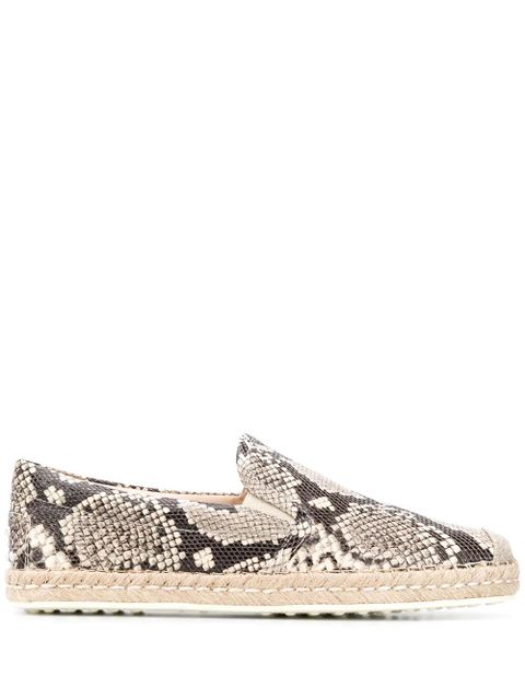Tod's python-effect espadrilles - Neutrals - zdjęcie produktu nr 1