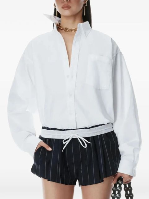 Alexander Wang oversized boyfriend shirt - White