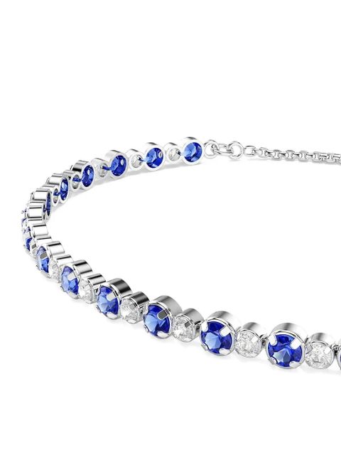 Swarovski Matrix Tennis round-cut stone bracelet - Silver