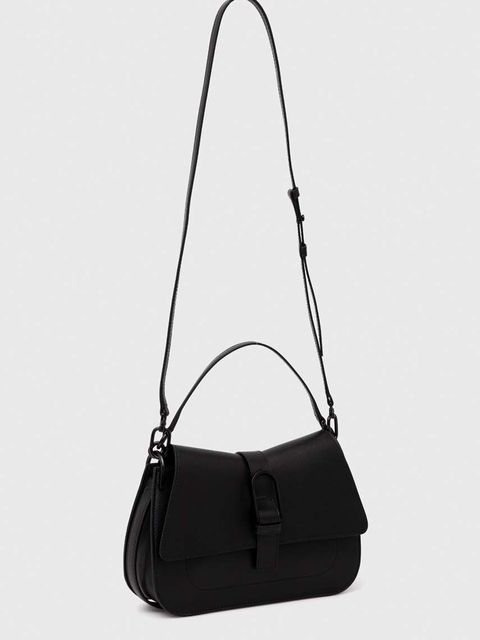 Furla torebka skórzana kolor czarny