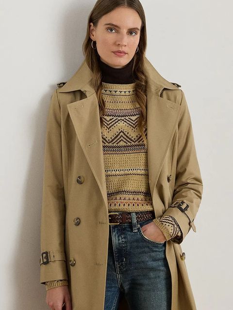 Lauren Ralph Lauren płaszcz kolor beżowy 297951255 - zdjęcie produktu nr 2