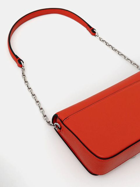 Karl Lagerfeld torebka skórzana K/SIGNATURE kolor pomarańczowy B1W32037 - zdjęcie produktu nr 2