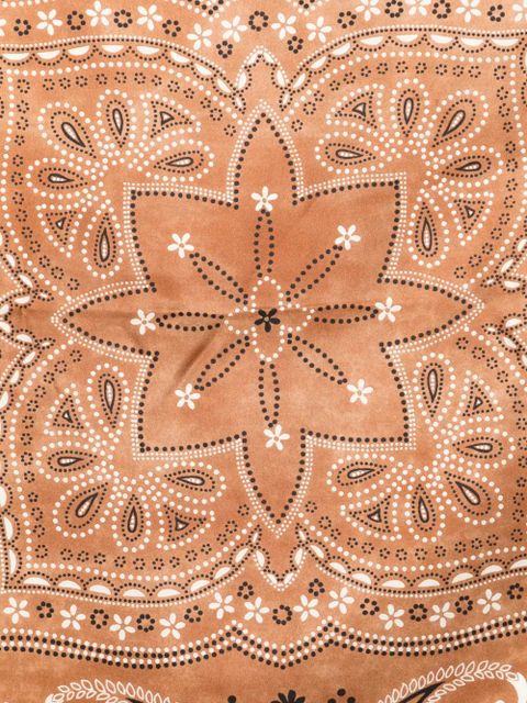 SANDRO paisley-pattern scarf - Brown - zdjęcie produktu nr 2
