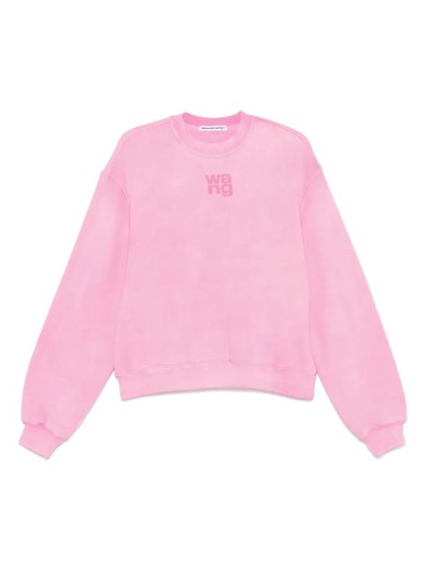 Alexander Wang logo-embossed sweatshirt - Pink - zdjęcie produktu nr 1