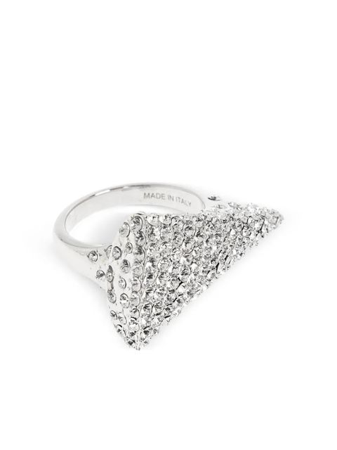 Alexander McQueen Jewelled Tiger Claw ring - Silver