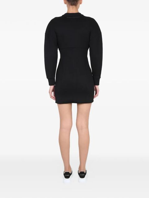 Alexander McQueen cocoon zip dress - Black