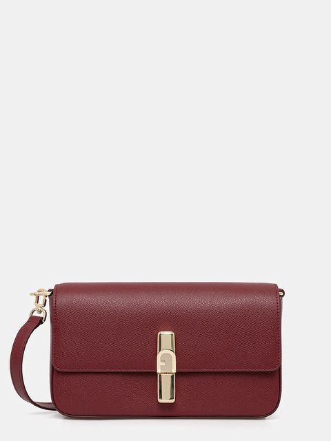 Furla torebka skórzana kolor czerwony WB01826 ARE000 CGQ00 - zdjęcie produktu nr 1