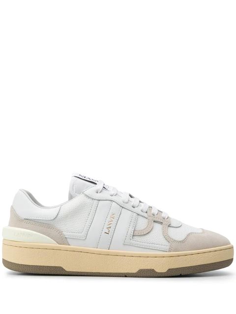 Lanvin Clay leather low-top sneakers - White - zdjęcie produktu nr 1