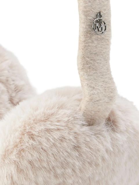 Maison Michel Morgana earmuffs - Neutrals - zdjęcie produktu nr 2
