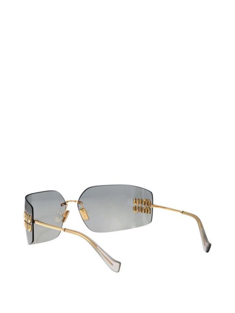 Miu Miu logo sunglasses - Gold