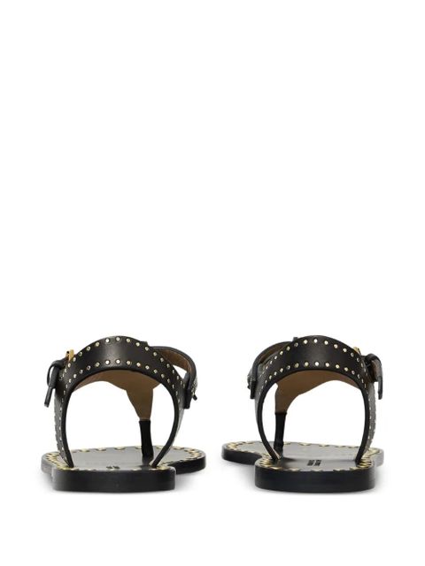 ISABEL MARANT buckle embellished sandals - Black