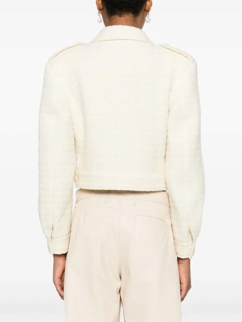 Givenchy cropped tweed jacket - Neutrals