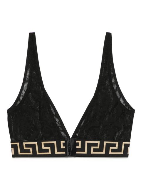 Versace Greca-border bralette - Black