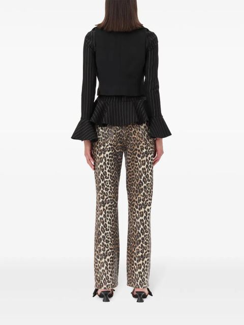 GANNI sleeveless zipped vest - Black