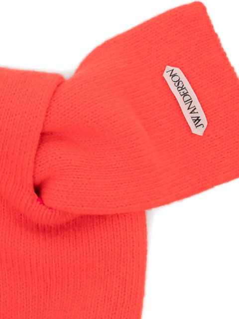 JW Anderson knotted beanie hat - Orange