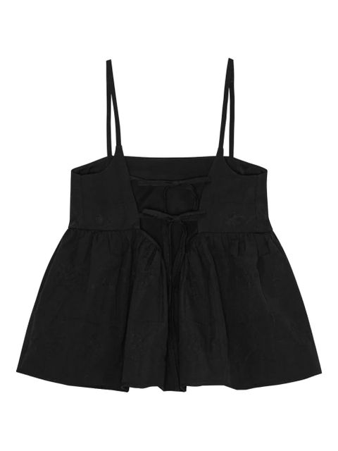 Cecilie Bahnsen peplum top - Black - zdjęcie produktu nr 2