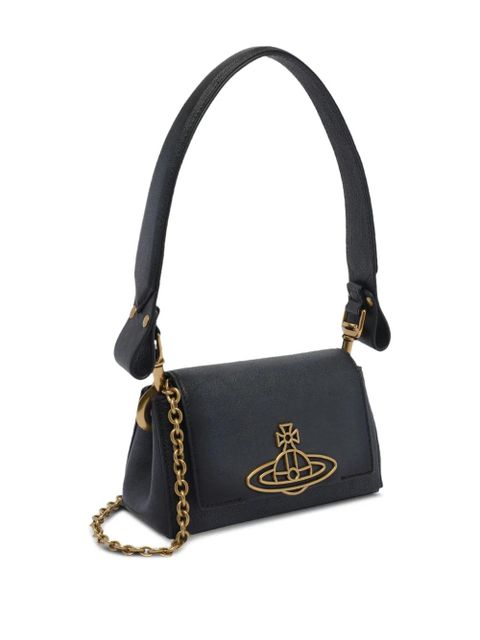 Vivienne Westwood Orb-plaque leather shoulder bag - Black - zdjęcie produktu nr 2