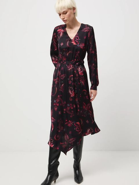 Medicine sukienka kolor multicolor midi rozkloszowana - zdjęcie produktu nr 1