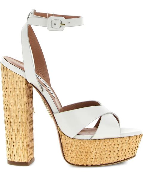Aquazzura 140mm Sunseeker sandals - White - zdjęcie produktu nr 1