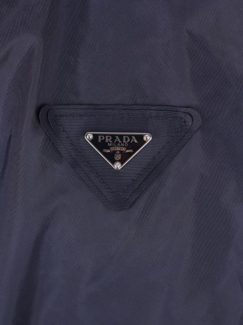 Prada Re-Nylon parka coat - Blue