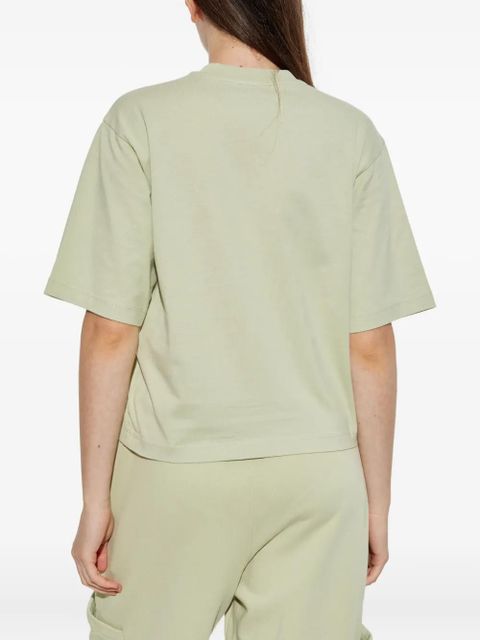 Off-White floral embroidered T-shirt - Green