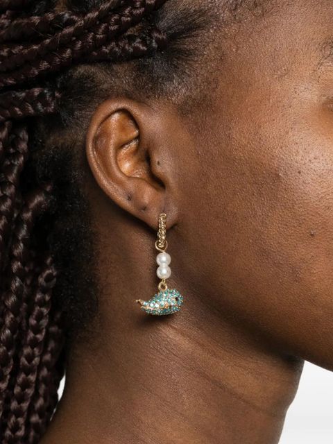 Essentiel Antwerp crystal-embellished earrings - Gold - zdjęcie produktu nr 2