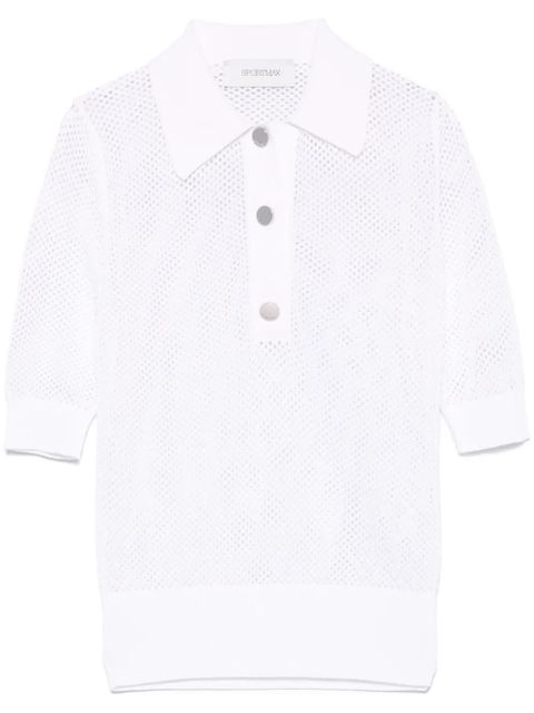 Sportmax Casta polo shirt - White - zdjęcie produktu nr 1