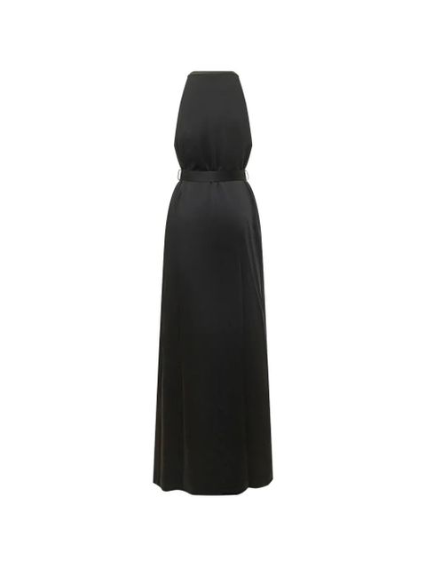 TOM FORD halter-neck belted maxi dress - Black - zdjęcie produktu nr 2