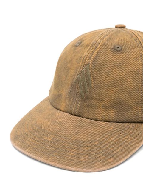 The Attico logo-embroidered baseball cap - Brown - zdjęcie produktu nr 2