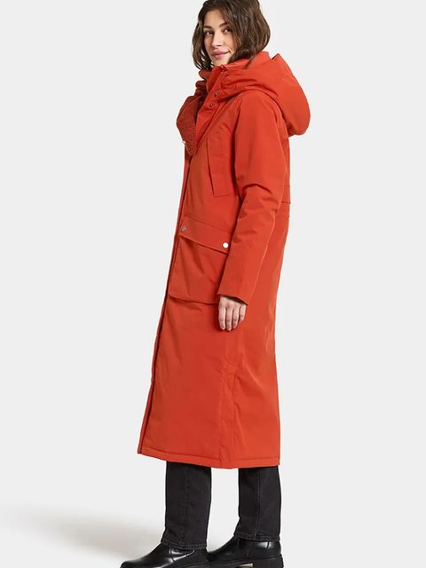 Didriksons kurtka przeciwdeszczowa MELODY kolor pomarańczowy przejściowa 505851 - zdjęcie produktu nr 2