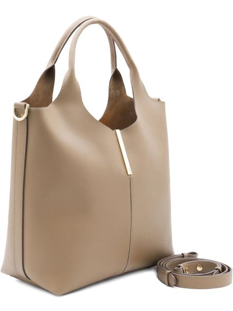 Tod's small top-handle leather bag - Neutrals