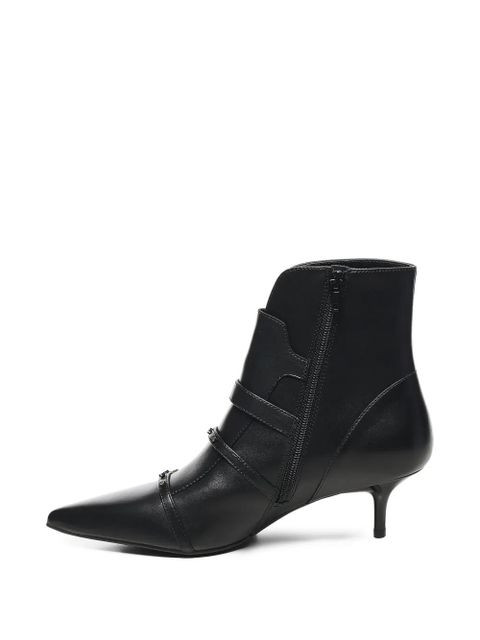 PINKO buckle-detail pointed-toe boots - Black - zdjęcie produktu nr 2