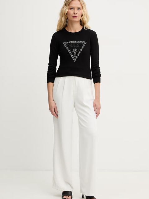 Guess sweter damski z wiskozy MACIE - zdjęcie produktu nr 1