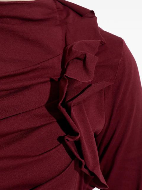 Ulla Johnson Safi ruffled maxi dress - Red