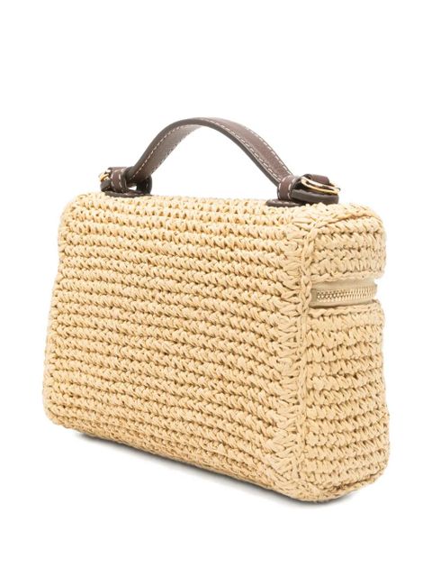 Tory Burch raffia mini bag - Neutrals