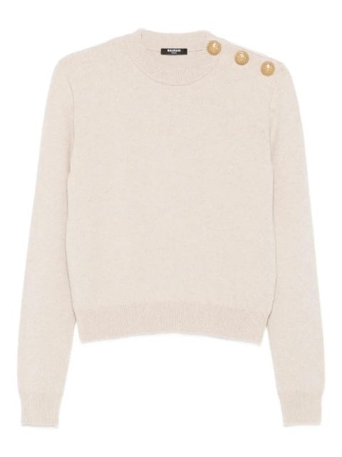 Balmain ribbed sweater - Neutrals - zdjęcie produktu nr 1