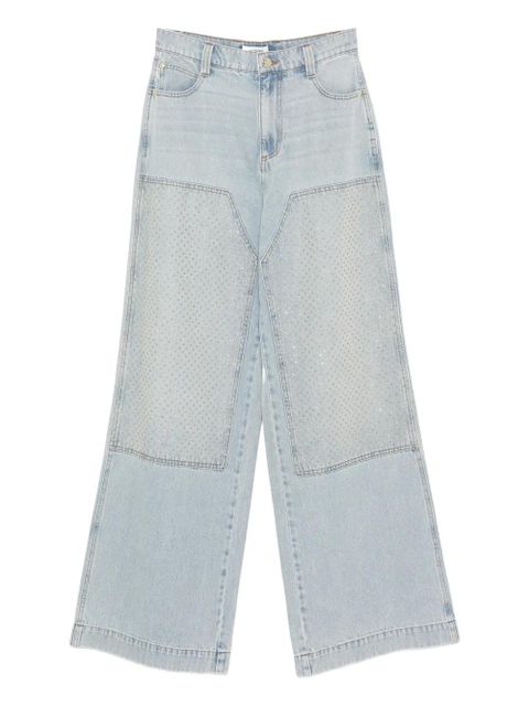 SANDRO rhinestone-embellished jeans - Blue - zdjęcie produktu nr 1