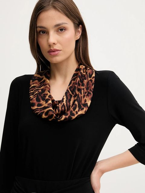 Joseph Ribkoff bluzka damska kolor czarny wzorzysta 253222