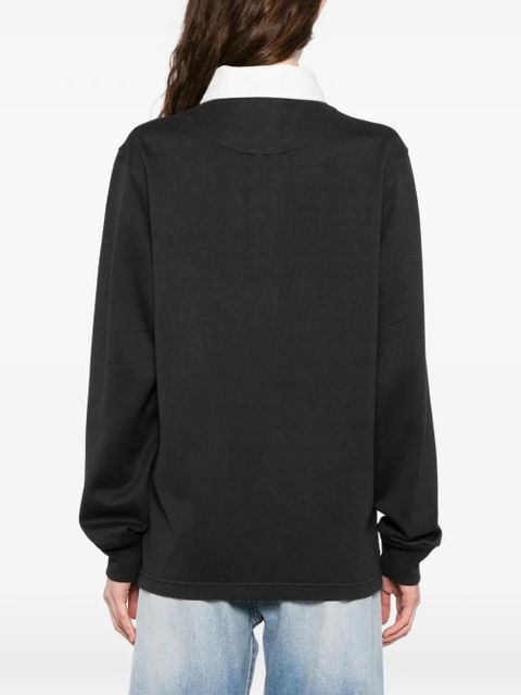 JW Anderson Art Club polo top - Black